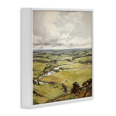  Rural Tributaries Overlook Framed Giclee Art by Raymond Powers