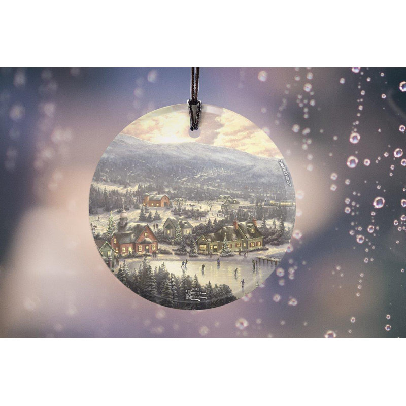 «Thomas Kinkade Art Sunset», impression sur verre StarFire