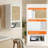 Bathroom Wall Cabinet with Rattan Doors, 3-Tier Storage Shelves, Magnetic Close Medicine Cabinet, 33 lb Capacity-1872155813