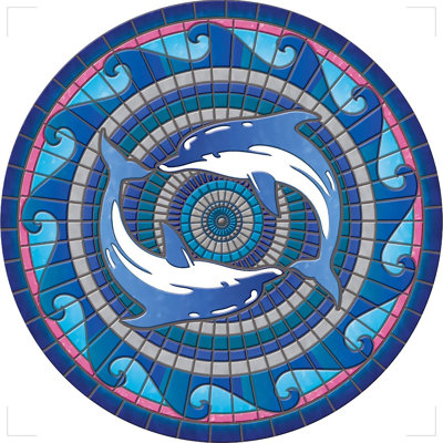 Tapis de piscine Kristinn Dolphin