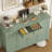 55.1'' Sideboard With 2 Drawers, Adjustable Shelves-454209769