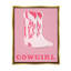 «Pastel Blush Cowgirl bottes Floater Frame» par Corrine Rose, conception sur toile-942559845-942559847
