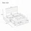 Structure de lit grand avec 6 tiroirs de rangement en bois-1634791007