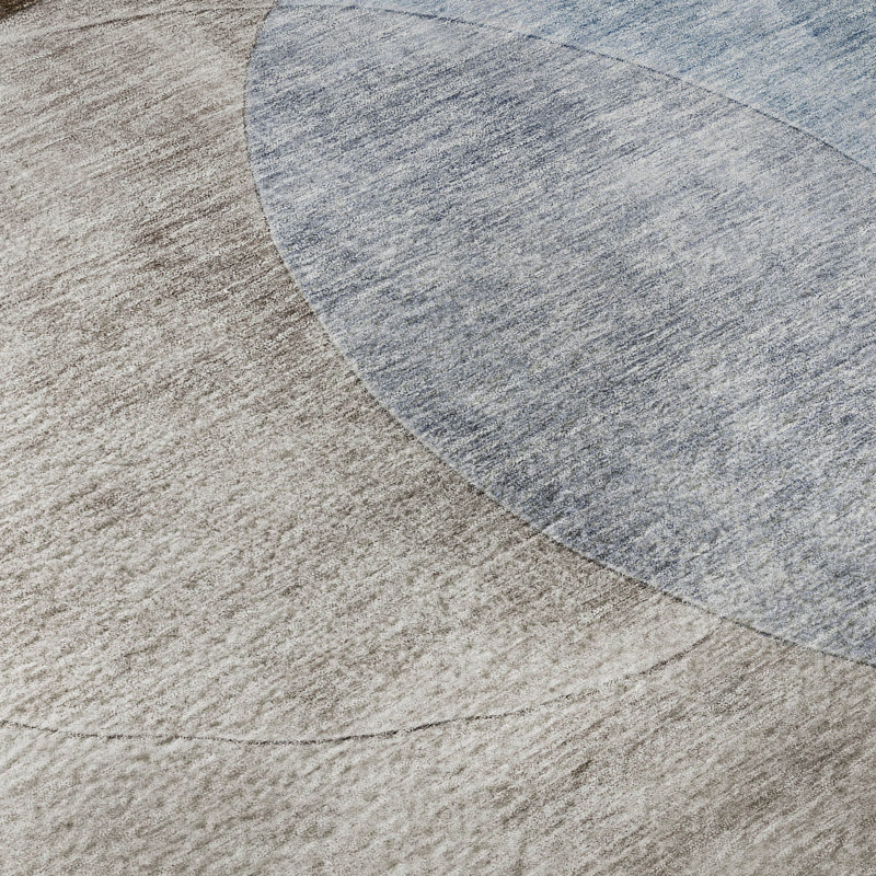 Premium Machine Washable Alves AMF1140 Geometric Rug, Rectangle 9' x 12'