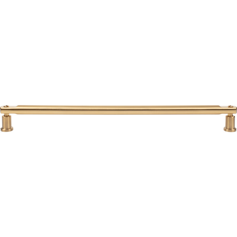 Warm Brass 18" Modern Industrial Appliance Handle
