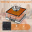 Barbecue électrique avec ensemble de fondue, deux thermostats réglables, 26 accessoires
