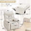 Fauteuil de massage chauffant en similicuir-1181779042