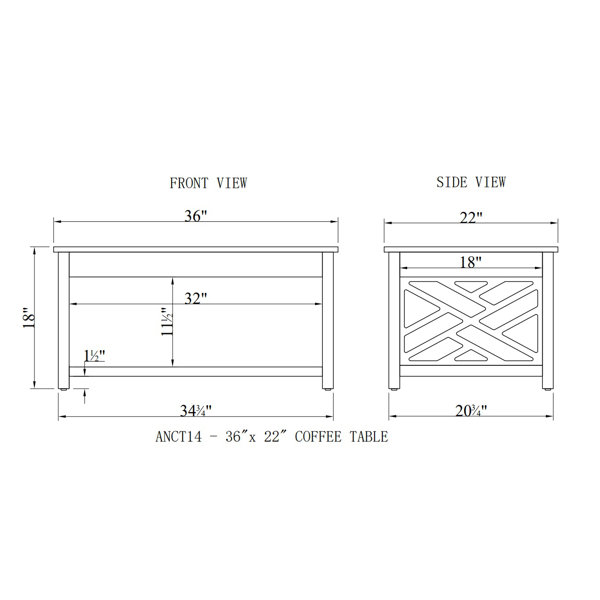 Dimensions du produit