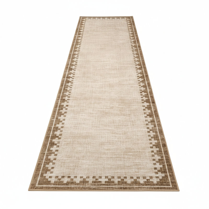Tapis de couloir antidérapant intérieur / extérieur 2 x 6, Beige