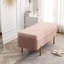 Banc de rangement rembourré en velours Miajah-251652327
