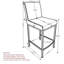 Tabouret de comptoir 26 po Remer-238090639