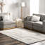 Tapis géométrique en laine AvionTextured-87461488