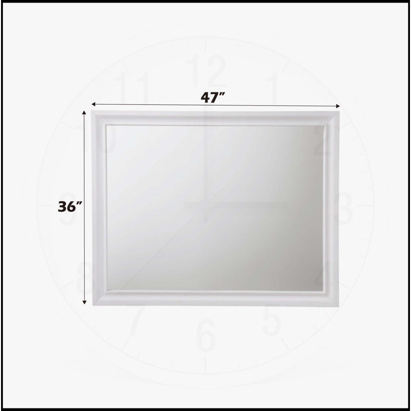 Miroir Naima, Blanc