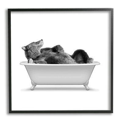 " Woodland Bear Antique Tub " by Annalisa