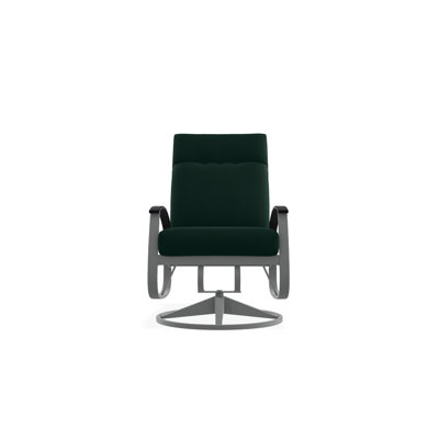 Chaise de patio pivotante avec coussins Askar