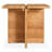 Nowthen Square Teak Outdoor Side Table , 20'' in. W 20'' in. D