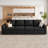Anureet Honbay Modular Sleeper Sectional Sofa Couch U-Shaped Sofa Bed-115354310