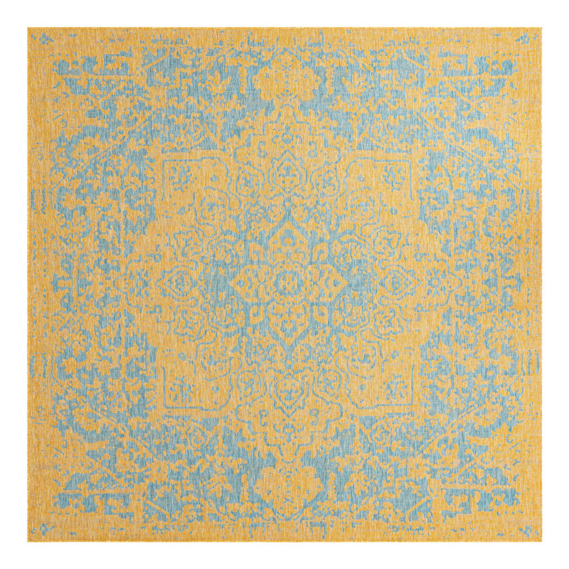 Jill Zarin Dubai Indoor/Outdoor Rug, Square 10'8"