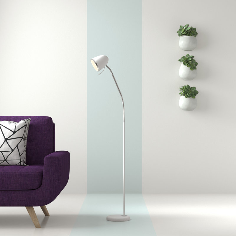 Eivind 145cm Task Floor Lamp, White