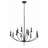 Zachiah 12 Light Black Chandelier