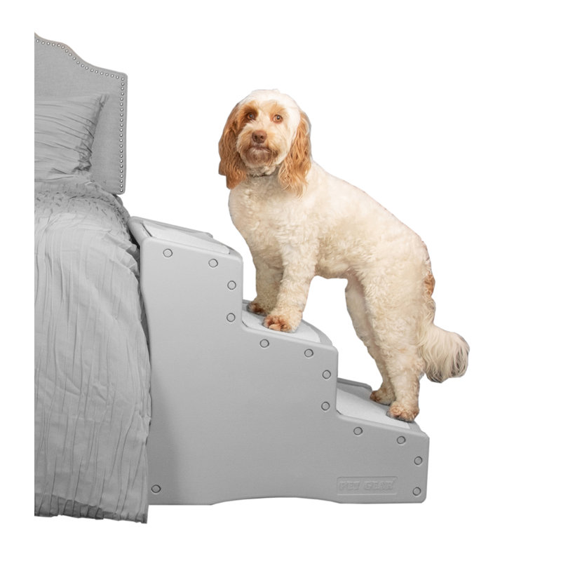 Escalier facile pour animaux 3 marches, 23" H x 20" W x 25" D
