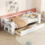 Lit de jour avec tablettes et tiroirs-383929720