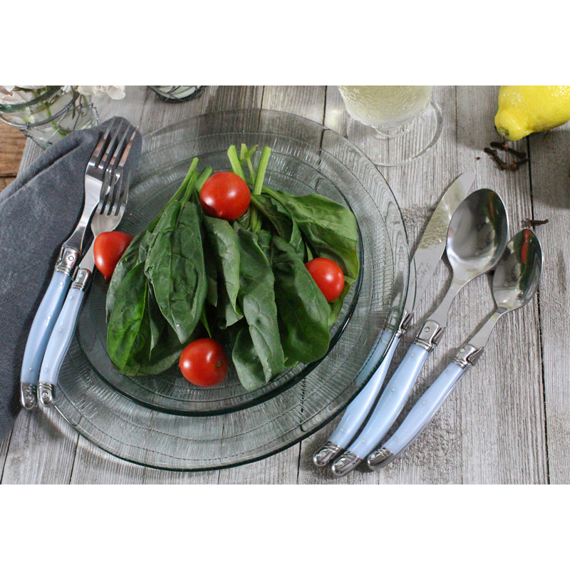 Laguiole 20 - Piece Stainless Steel Flatware Set - Service for 4, Brown