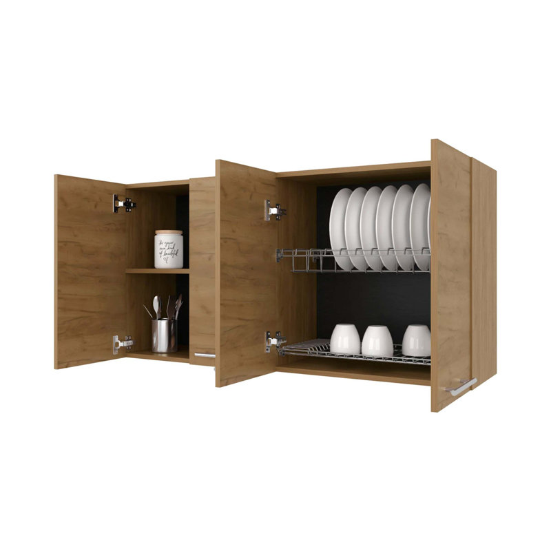 Armoire murale en mélamine avec 4 portes