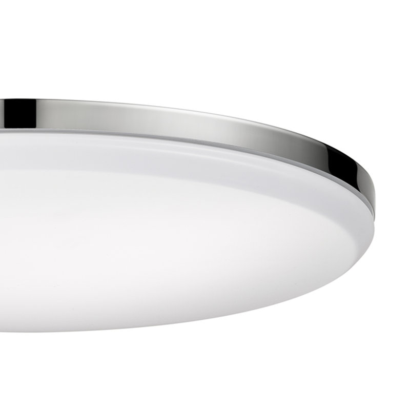 Creissant LED Flush Mount, Chrome