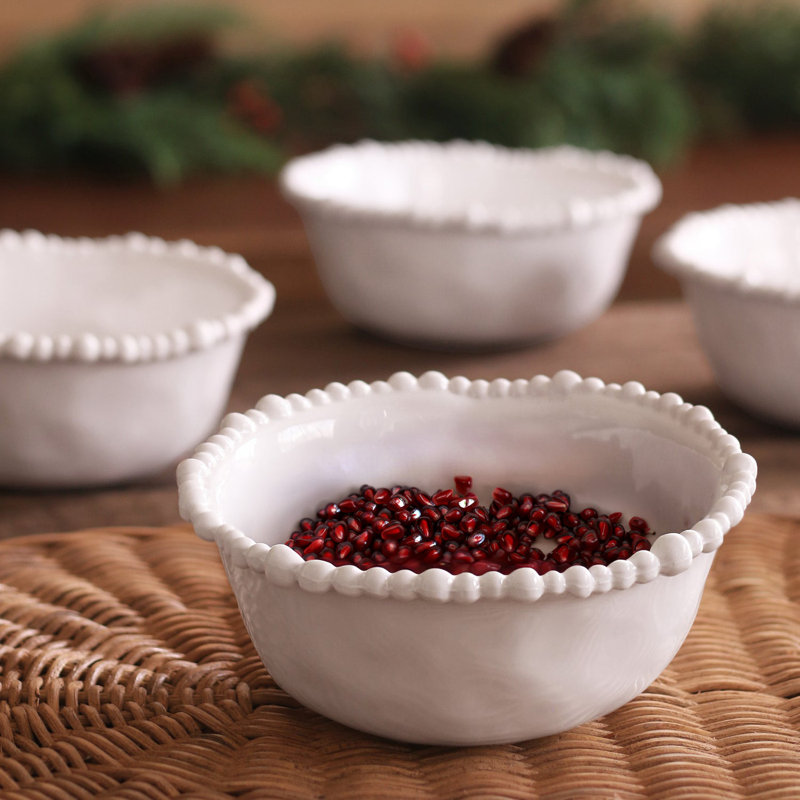 Vida Melamine Cereal Bowl, White