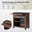 Elfine Traditional 28"W 1-Drawer Curved Front Solid End Table with Pull-out Tray-408396745