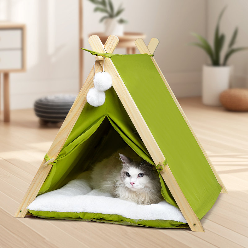 Lit pour chat Brylan, Vert
