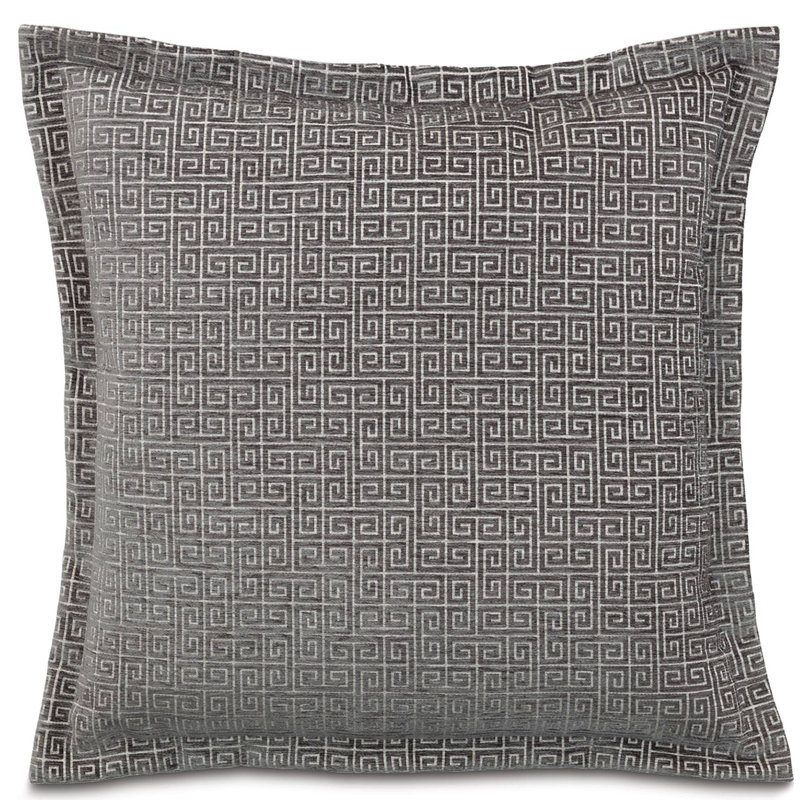 Raelynn Gray/Ivory Polyester Piece Sham