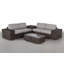 Ensemble de conversation modulaire avec coussins 8 pièces Demarest-372195644