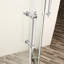 Framed Tub Shower Door 36" X 75" - Tempered Glass Enclosure 36"X75" Shower, Frame, Reduces Bathroom