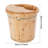 Footbath Bucket Footbath Barrel Wooden Footbath Bucket With Lid And Stool For Relieve Fatigue, Improve Sleep