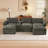 Modular Sectional Sofa, Multifunctional Living Room Furniture-2090101589