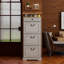 Armoire de rangement pour chaussures moderne autoportante avec 1 tiroir, 3 tiroirs rabattables et une tablette réglable pour le vestibule et le vestibule