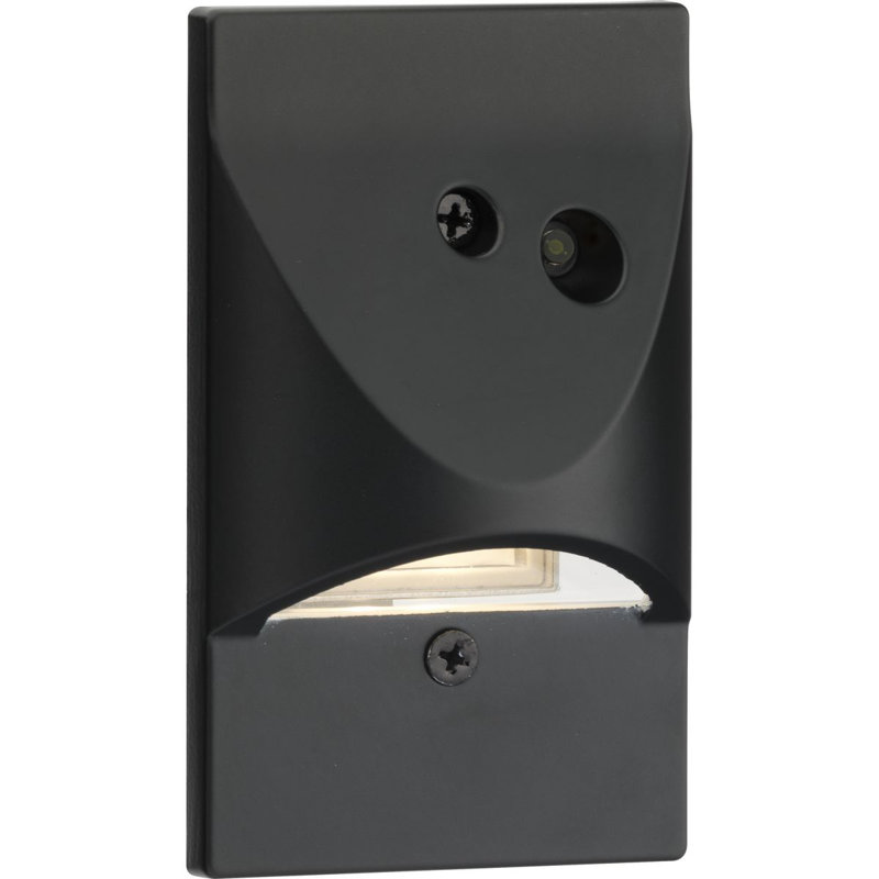 Black Bronze Dimmable LED Step Light with Photocell