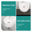 Stain-resistant Ceramic Modern Wall-mount Sink For Bathroom