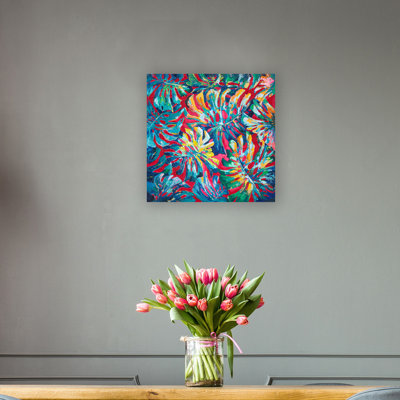 " Colourful Leaves " Painting Print