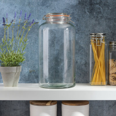 Pot de rangement en verre Alpha