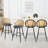 Augustinus Swivel Upholstered Counter & Bar Stool-864754195-864754197