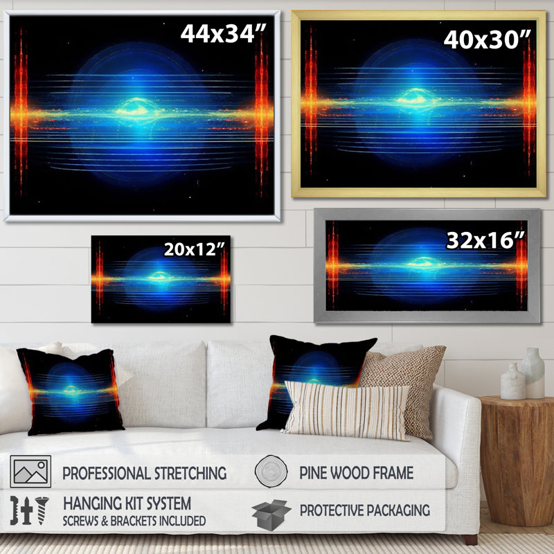 Reproduction d'art sur toile Universal Fre fréquence Cosmic Horizon I - Formes abstraites, H 30 po x l 40 po x P 1,5 po