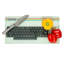 Retro Vic20 Keyboard Glass Chopping Board 