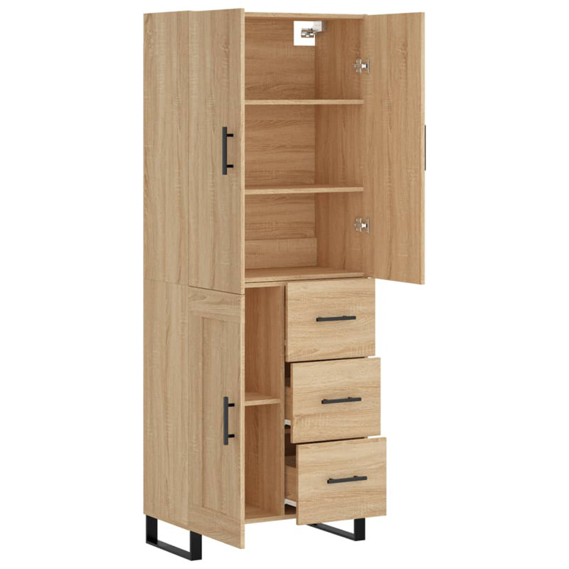 Bhawani 69.5cm Sideboard, Sonoma Oak