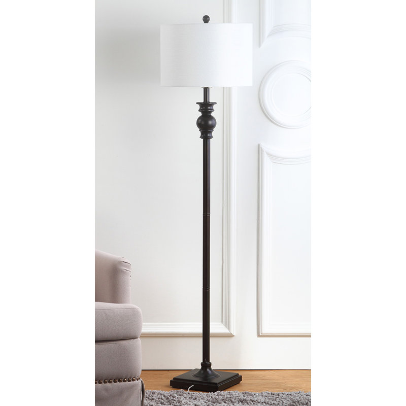 61'' Ebony Traditional Floor Lamp
