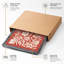 Floral Pattern In Red Botanical - Print-615107419-615107418