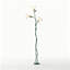 Lampe sur pied vintage en fer forgé et acrylique