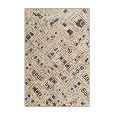 Tapis abstrait moderne 4749